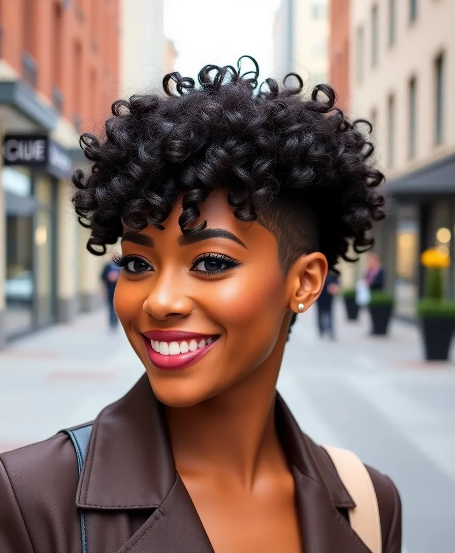21 Short Curly Hairstyles You'll Be Obsessed With - 13. Curly Tapered Cut
