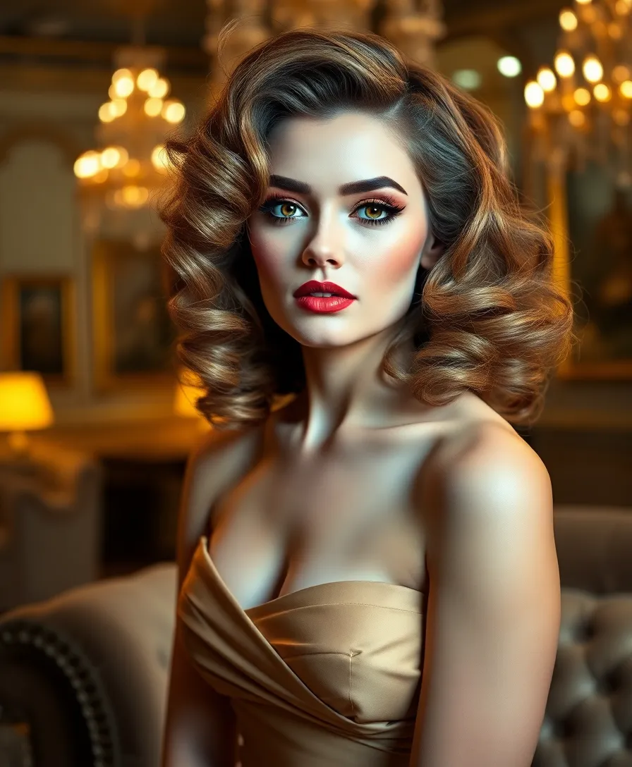 21 Short Curly Hairstyles You'll Be Obsessed With - 6. Vintage-Inspired Curls