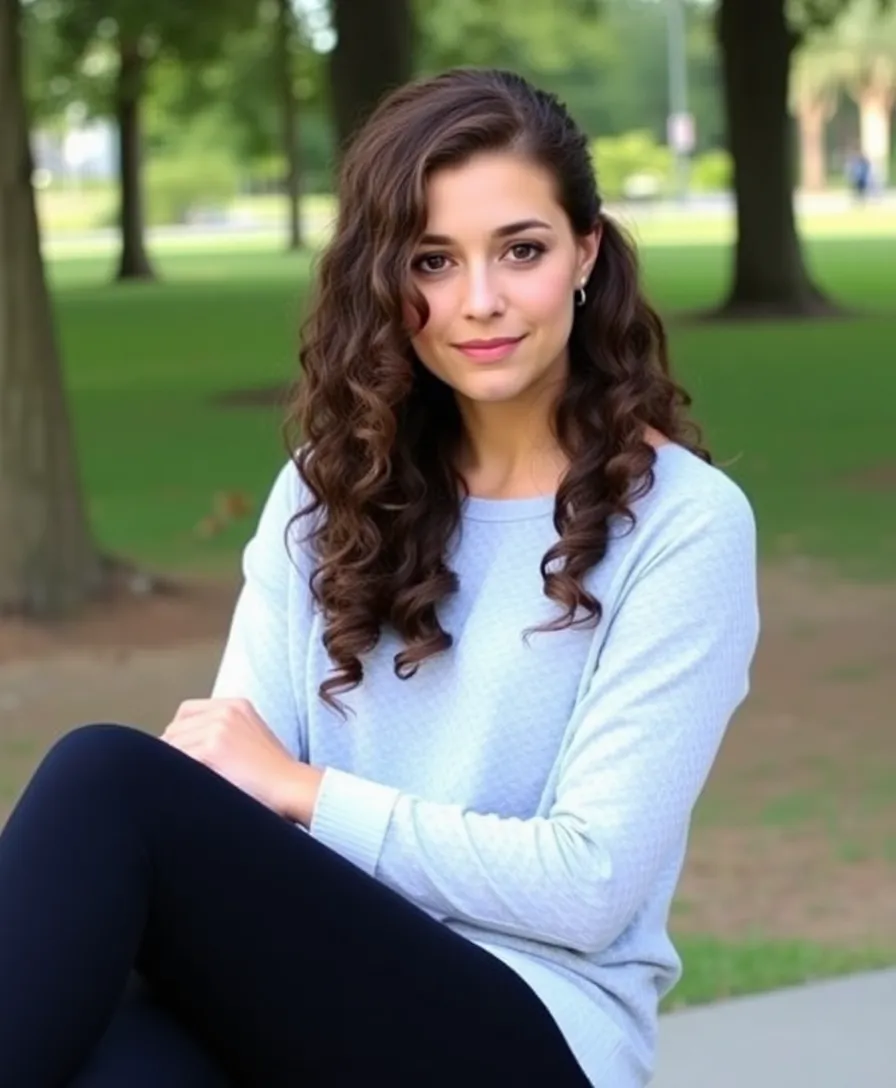 21 Amazing Easy Curly Hairstyles You Need to See - 16. Curly Low Ponytail