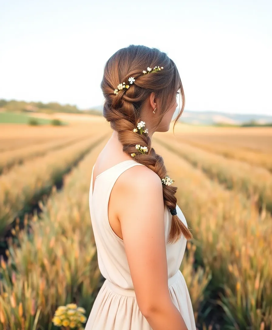 21 Amazing Easy Curly Hairstyles You Need to See - 20. Curly Side Braid