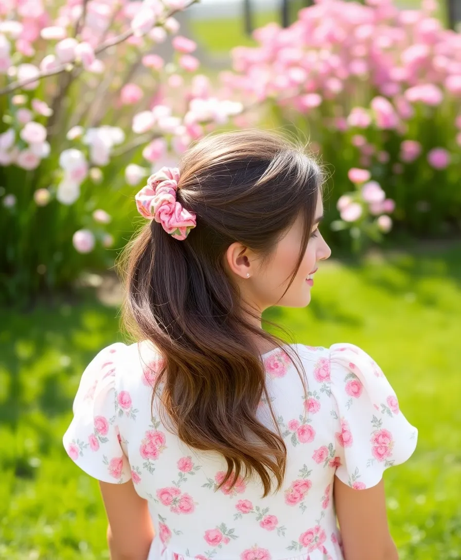 21 Fun Spring Hairstyles That Are Super Easy to Recreate (Wait Until You See #3!) - 2. Playful Half-Up Ponytail
