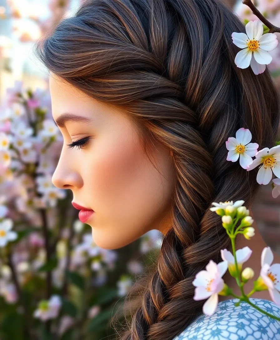 21 Fun Spring Hairstyles That Are Super Easy to Recreate (Wait Until You See #3!) - 13. Simple French Braid