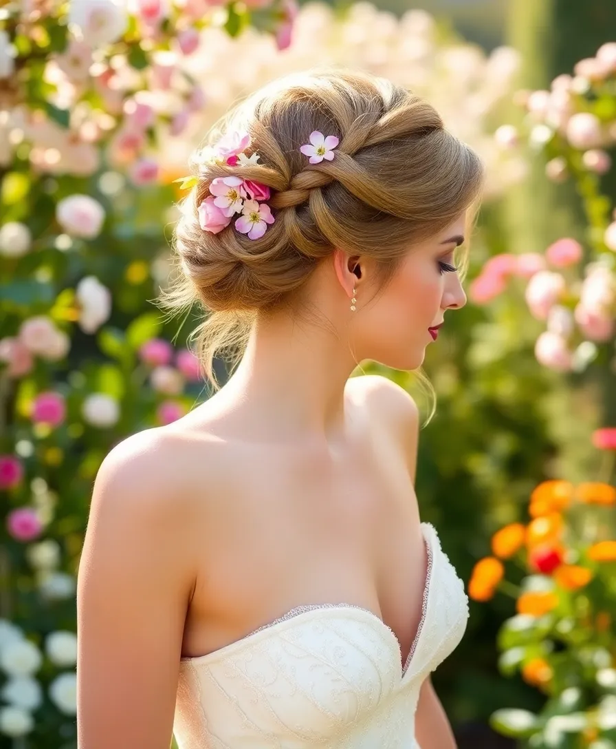 21 Fun Spring Hairstyles That Are Super Easy to Recreate (Wait Until You See #3!) - 16. Soft Braided Updo