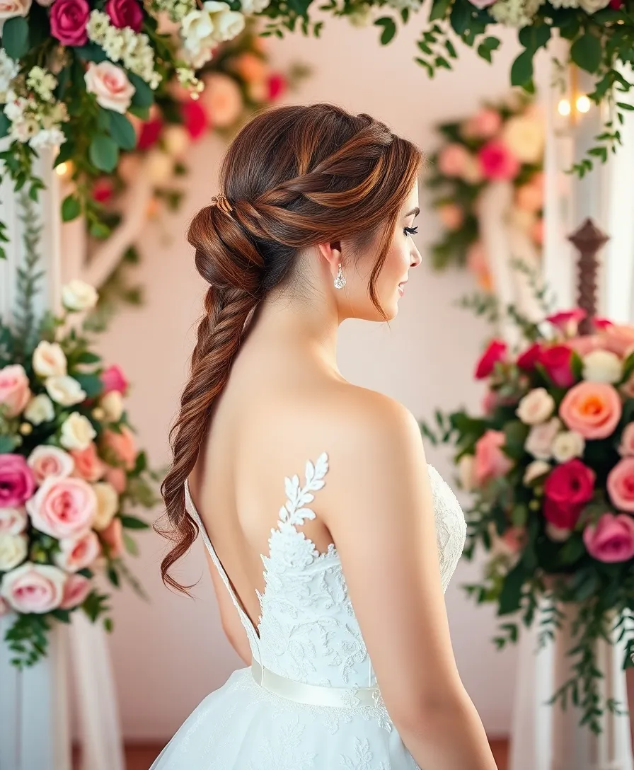 21 Stunning Half Up Pigtails Hairstyles You Will Love - 21. Half Up Pigtails with a Crown Braid