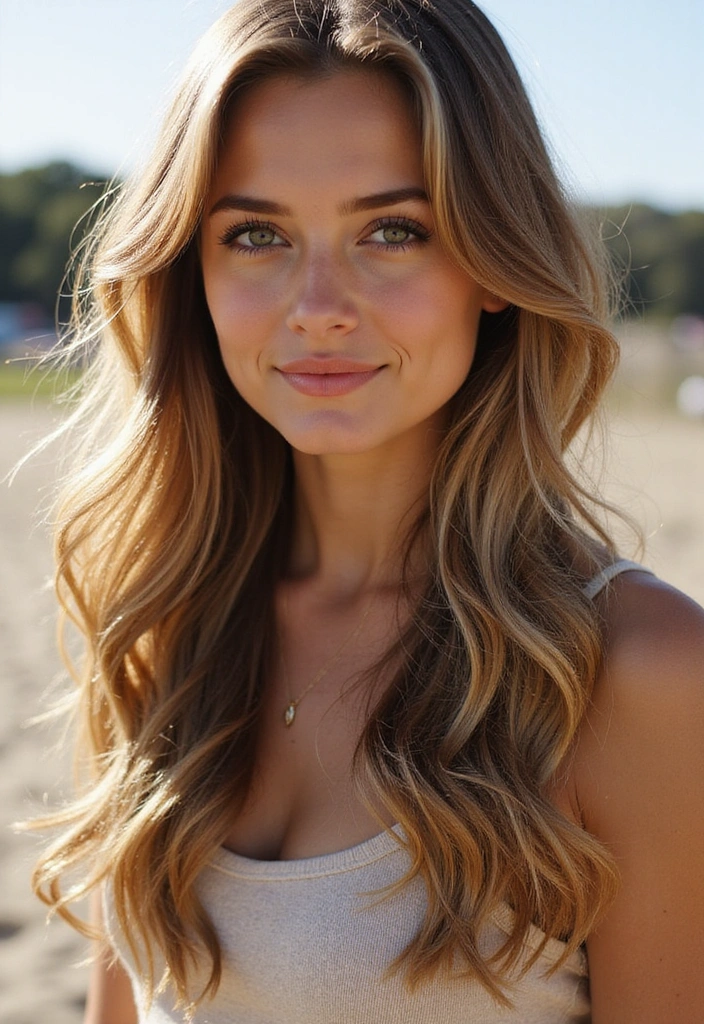 21 Volume-Boosting Round Face Hairstyles That Will Change Your Look Forever (Don’t Skip #11!) - 13. Long, Loose Waves