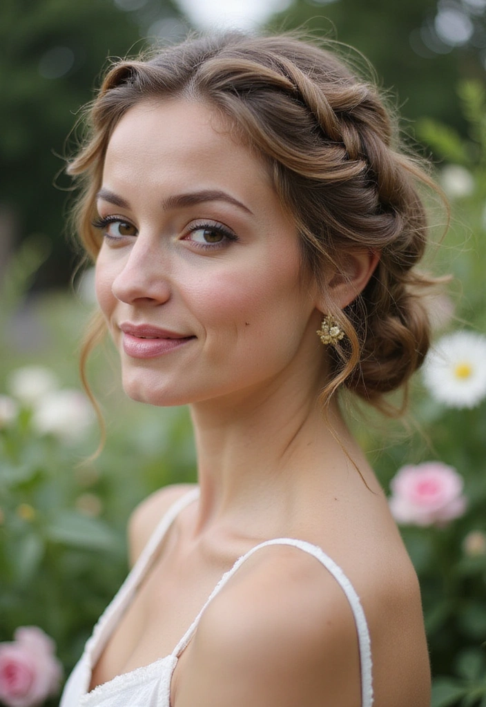 21 Volume-Boosting Round Face Hairstyles That Will Change Your Look Forever (Don’t Skip #11!) - 19. Twisted Braid with Volume