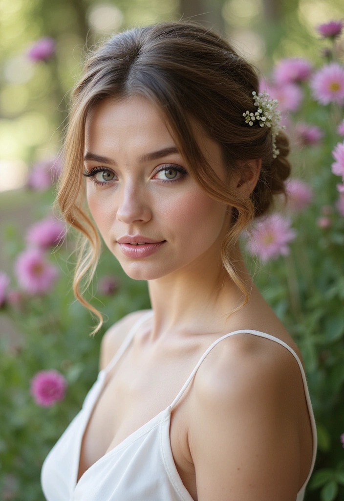 20 Celeb-Inspired Square Face Hairstyles You Can Rock Too (Wait Until You See #10!) - 14. Loose Updo