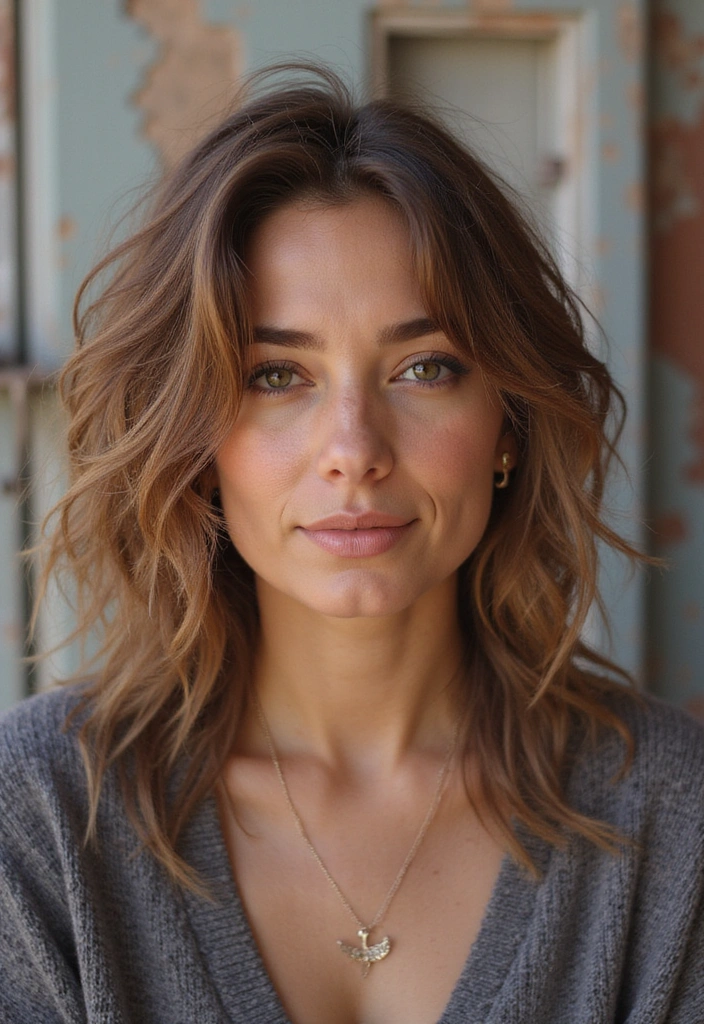20 Celeb-Inspired Square Face Hairstyles You Can Rock Too (Wait Until You See #10!) - 7. Shaggy Lob