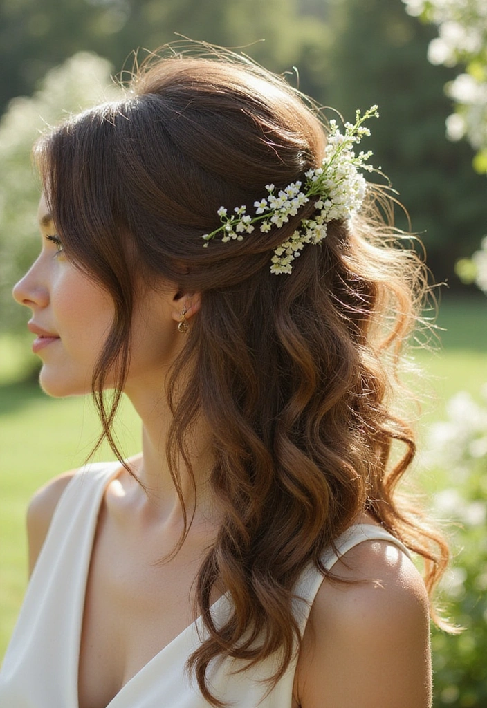 21 Chic Half Up Half Down Hairstyles Perfect for Any Occasion (Wait Until You See #12!) - 1. Romantic Loose Waves