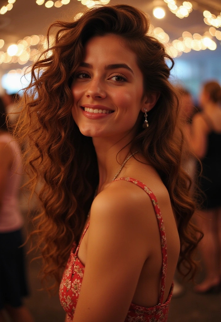 21 Chic Half Up Half Down Hairstyles Perfect for Any Occasion (Wait Until You See #12!) - 10. Curly Half Up Half Down