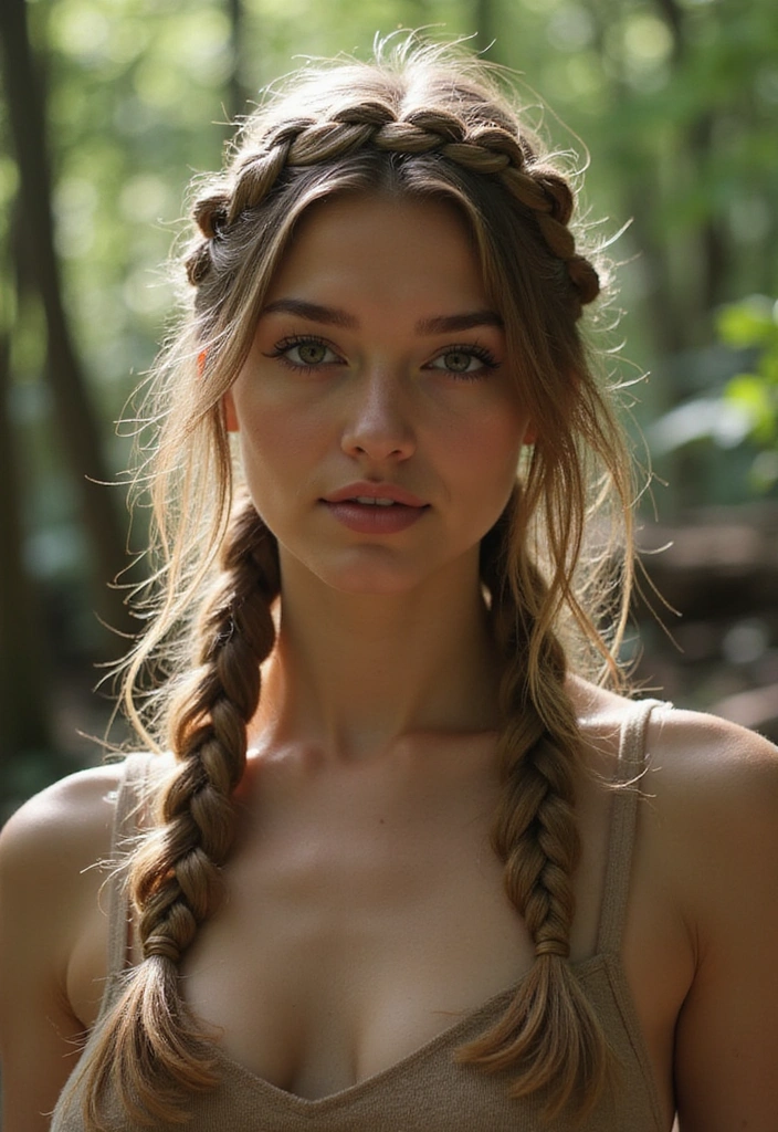 21 Chic Half Up Half Down Hairstyles Perfect for Any Occasion (Wait Until You See #12!) - 3. Braided Crown