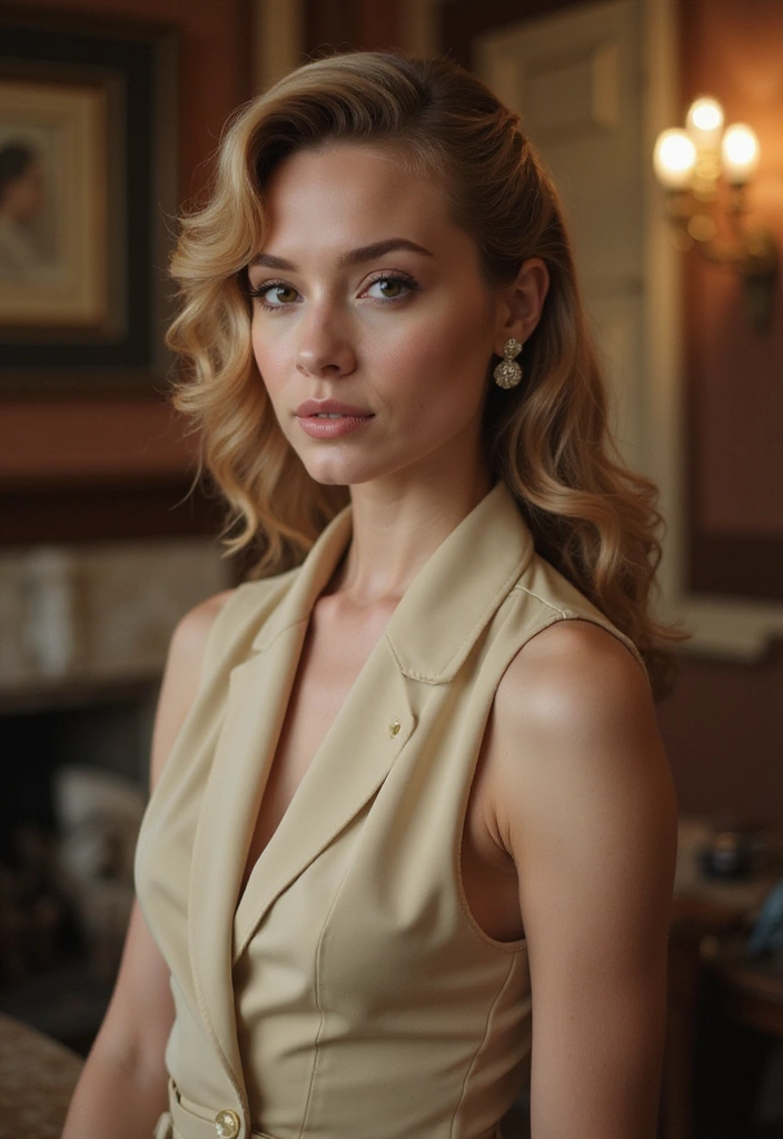 12 Simple Half Up Half Down Hairstyles for Effortless Everyday Glam! - 10. Half Up Vintage Roll