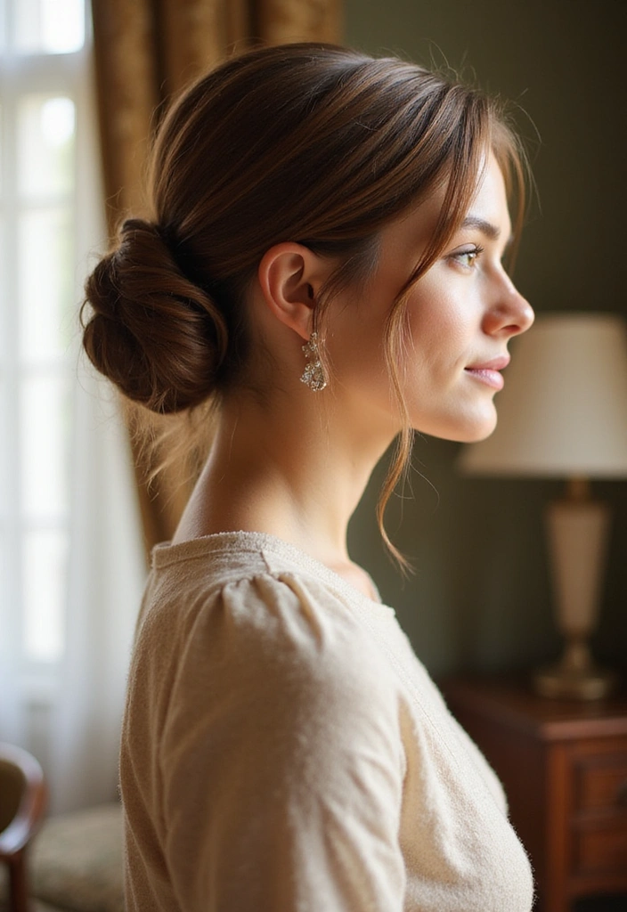 21 Adorable Casual Hairstyles That'll Make You Look Effortlessly Chic! - 10. Low Chignon