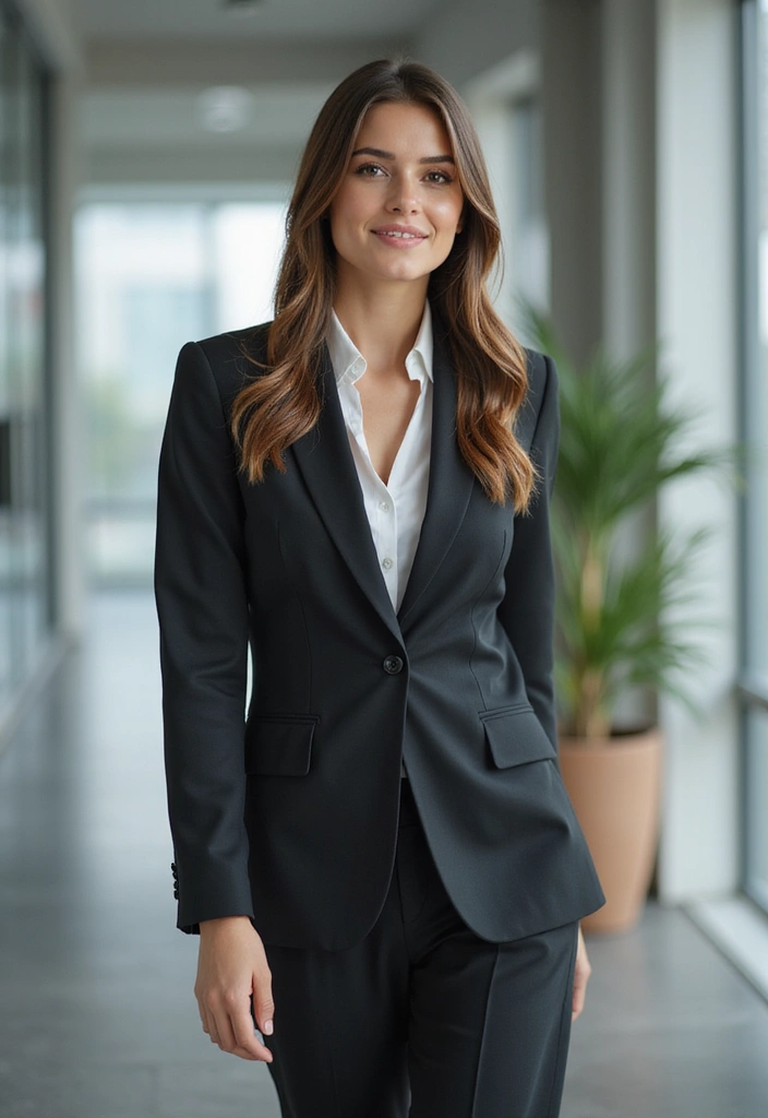 21 Business Casual Hairstyles You Need to Try (Number 7 Will Change Your Work Game!) - 10. Classic Straight Hair