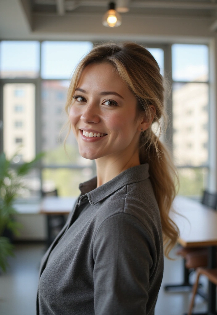 21 Business Casual Hairstyles You Need to Try (Number 7 Will Change Your Work Game!) - 16. Pinned-Back Waves