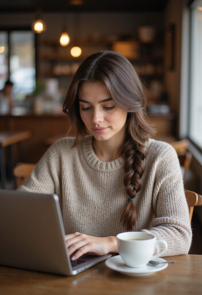 21 Business Casual Hairstyles You Need to Try (Number 7 Will Change Your Work Game!) - 4. Side Braid