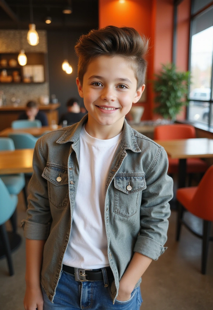 20 Trendy Boy Hairstyles That Will Make Him the Coolest Kid on the Block (You Won't Believe #5!) - 4. The Pompadour