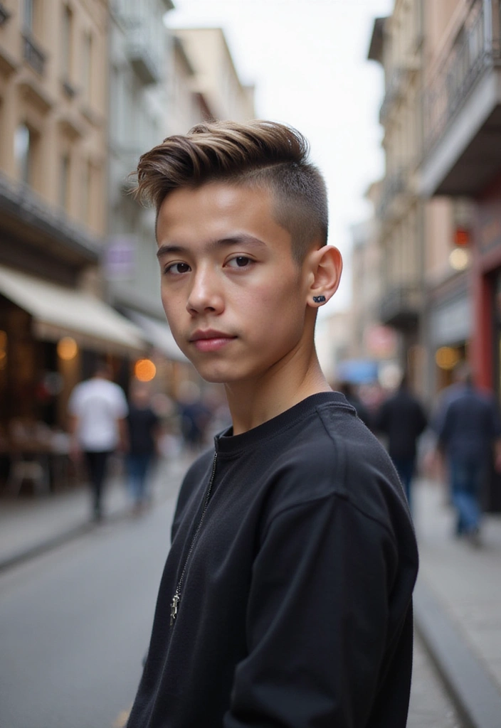 20 Trendy Boy Hairstyles That Will Make Him the Coolest Kid on the Block (You Won't Believe #5!) - 18. The Fade with Design