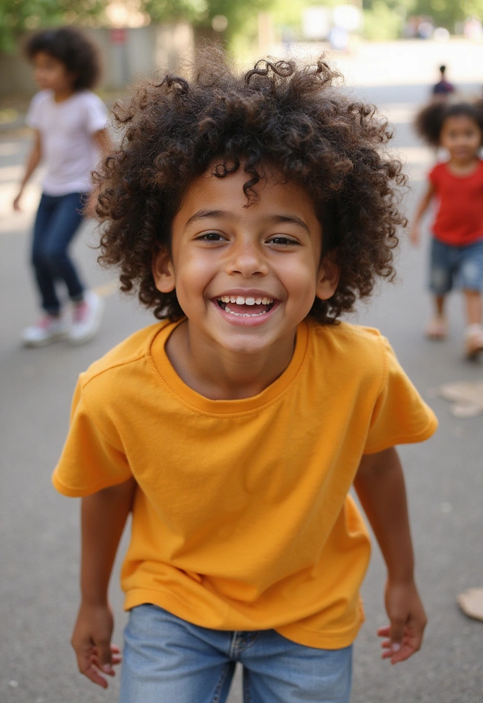 20 Trendy Boy Hairstyles That Will Make Him the Coolest Kid on the Block (You Won't Believe #5!) - 10. The Curly Top