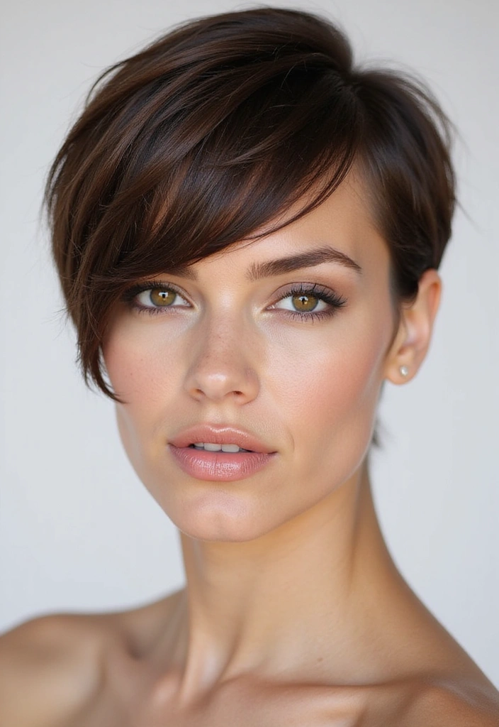 15 Celebrity-Inspired Side Part Hairstyles You’ll Want to Copy Right Now (Warning: #9 is a Showstopper!) - 10. The Sophisticated Pixie with a Side Part