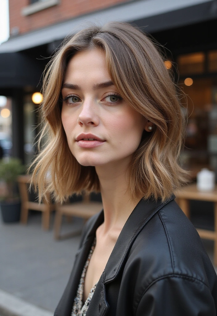 15 Celebrity-Inspired Side Part Hairstyles You’ll Want to Copy Right Now (Warning: #9 is a Showstopper!) - 4. Textured Lob with a Side Part
