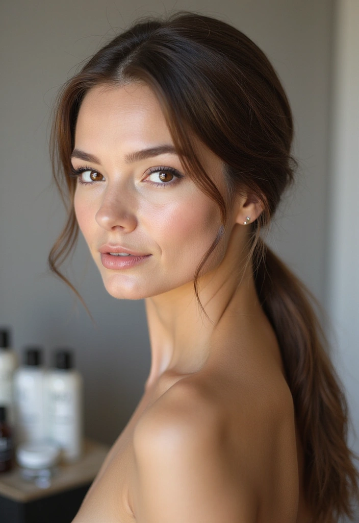 15 Chic Simple Hairstyles That Will Keep You Looking Fabulous All Day! - 1. Sleek Low Ponytail
