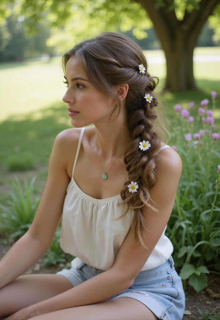 15 Chic Simple Hairstyles That Will Keep You Looking Fabulous All Day! - 3. Half-Up Half-Down