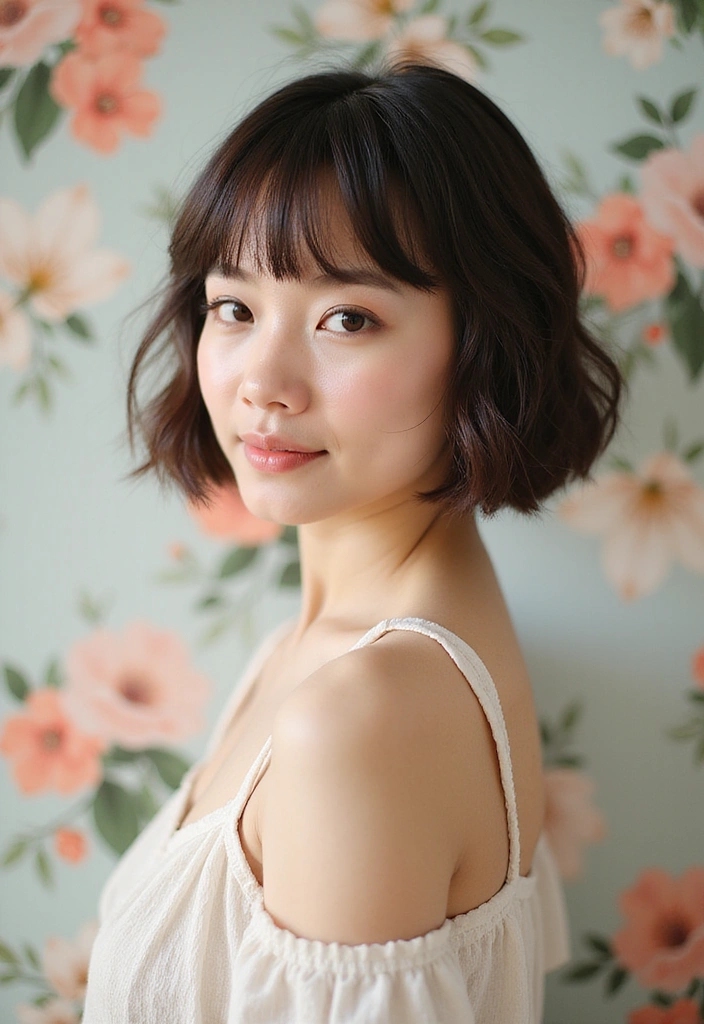15 Stylish Short Bob Hairstyles to Try This Season (You'll Love #6!) - 7. Bob with Bangs