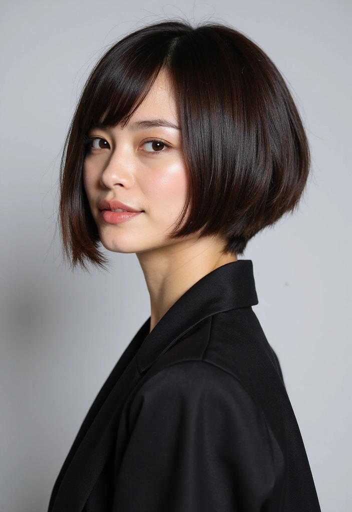 15 Stylish Short Bob Hairstyles to Try This Season (You'll Love #6!) - 1. Classic Blunt Bob