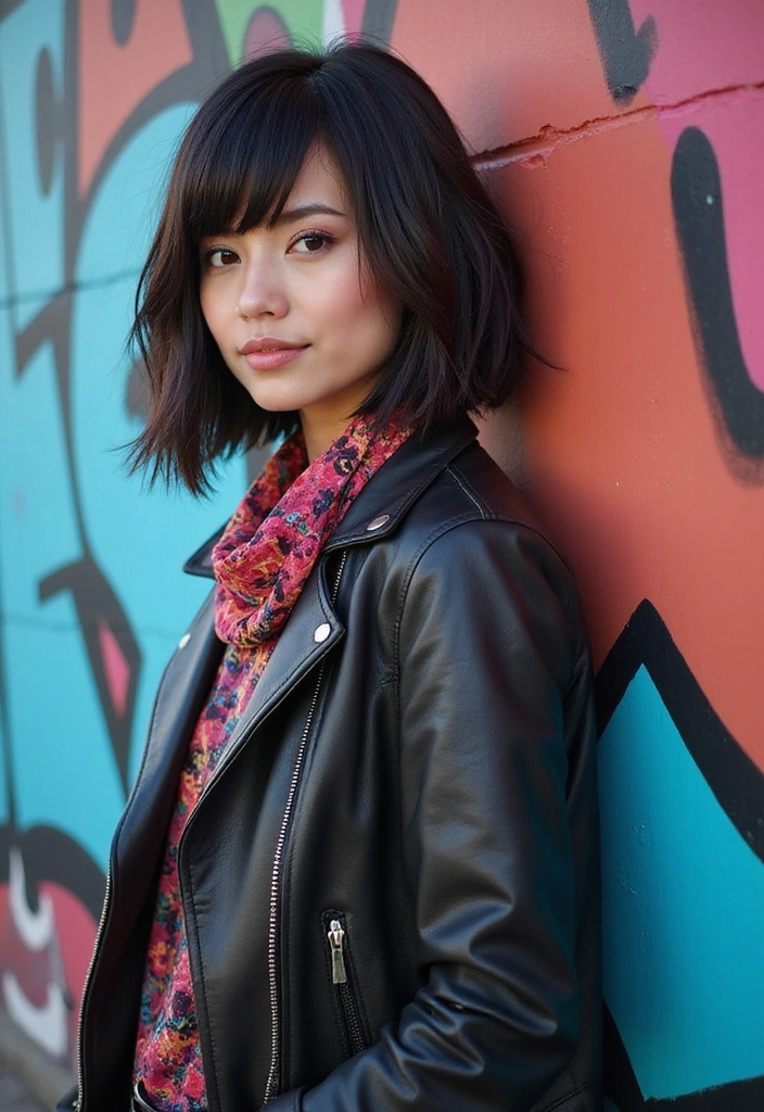 15 Stylish Short Bob Hairstyles to Try This Season (You'll Love #6!) - 6. Asymmetrical Bob