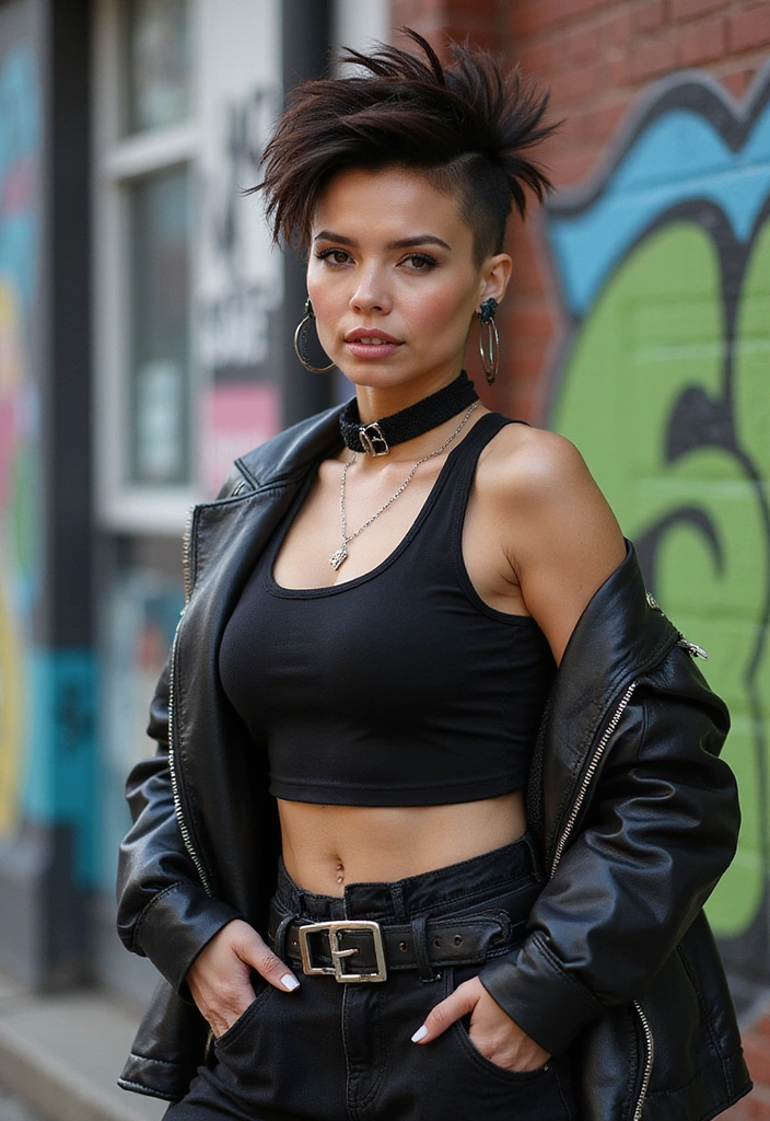 21 Easy Hairstyles for Short Hair That Will Transform Your Look Instantly! - 20. The Faux Hawk