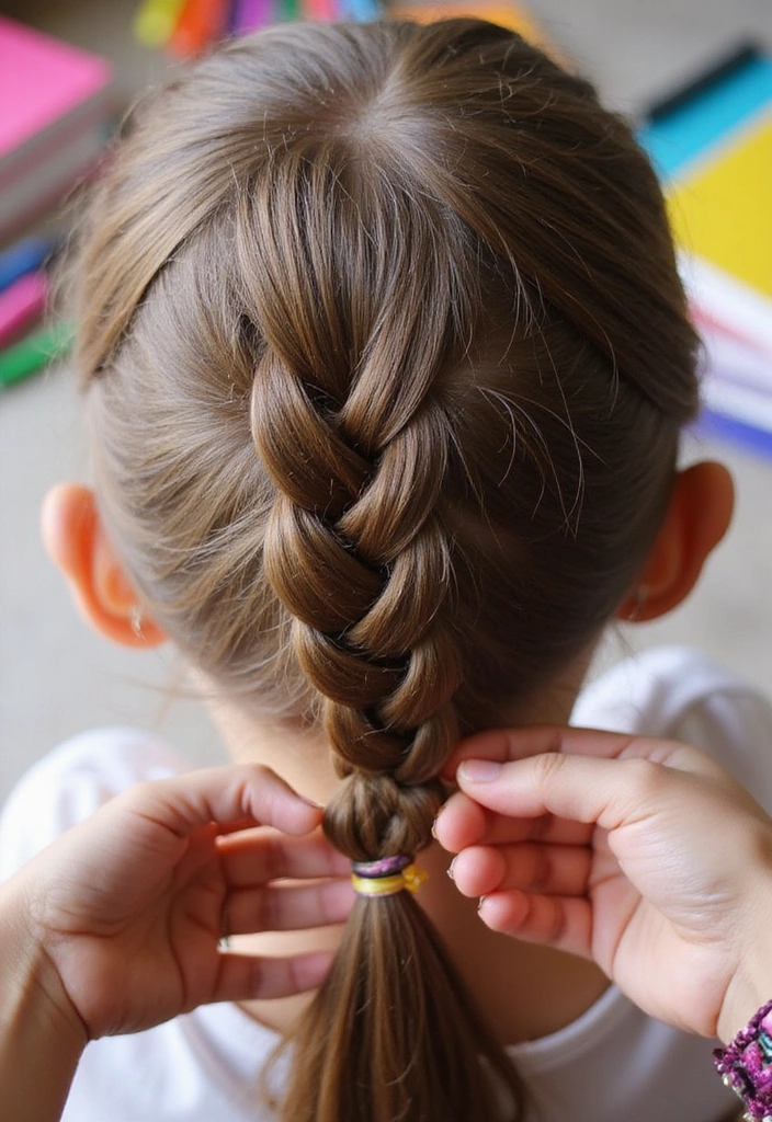 21 Easy Hairstyles for School That Will Save You Time (And Look Fabulous!) - 2. Braided Ponytail