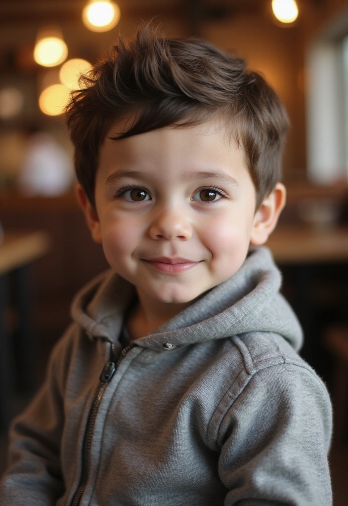 21 Stylish Baby Boy Hairstyles That Are Super Quick to Do! - 11. The Hipster Look