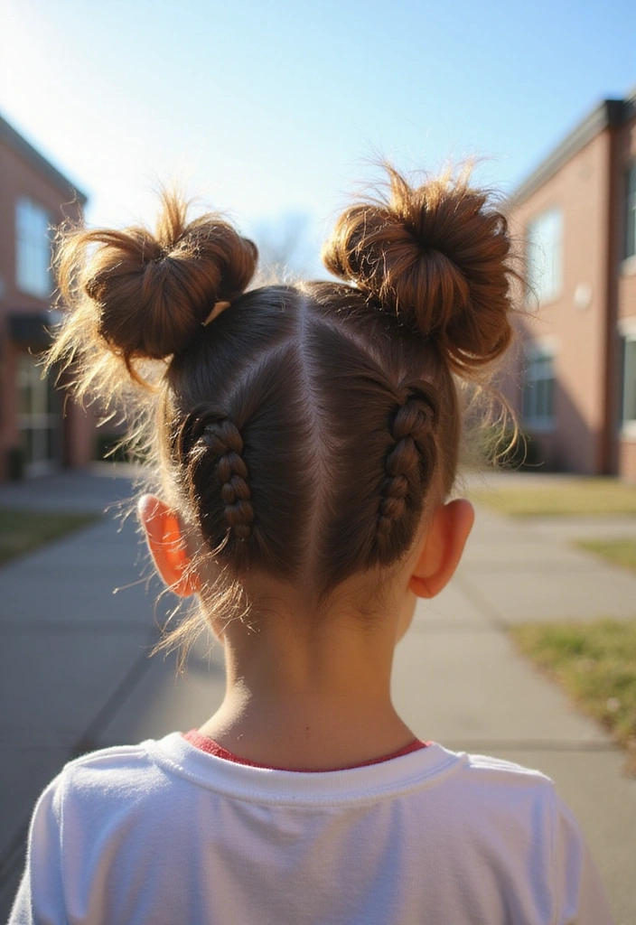 21 Easy Hairstyles for School That Will Save You Time (And Look Fabulous!) - 16. Twisted Buns