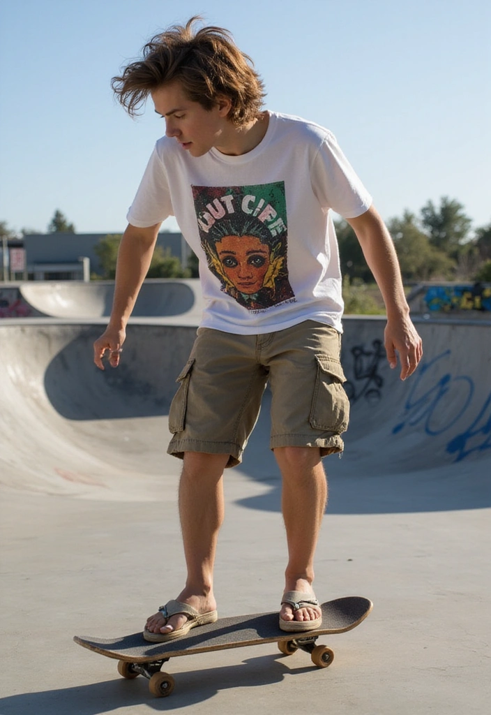 21 Mullet Hairstyles for Men That Prove Retro is the New Cool (You Won't Believe #12!) - 12. The Skater Mullet: Youthful and Fun (You Won't Believe #12!)