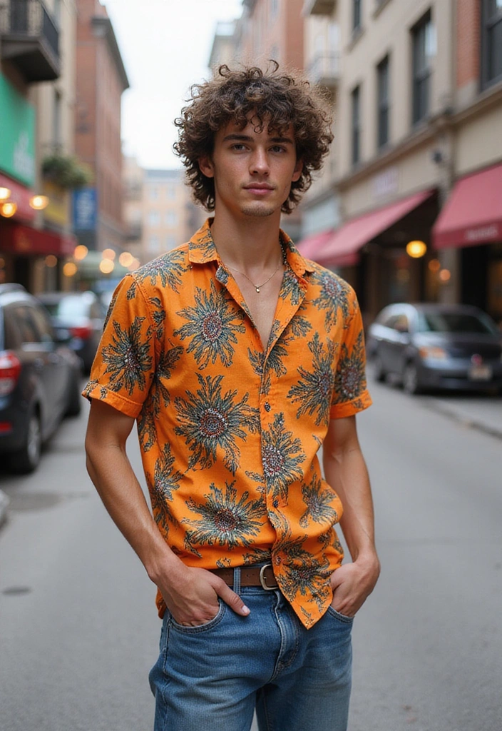 21 Mullet Hairstyles for Men That Prove Retro is the New Cool (You Won't Believe #12!) - 4. The Curly Mullet: Bold and Unique