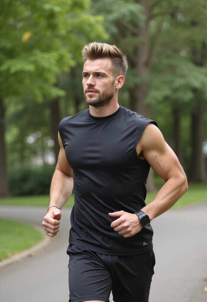 21 Mullet Hairstyles for Men That Prove Retro is the New Cool (You Won't Believe #12!) - 20. The Sporty Mullet: Active Lifestyle