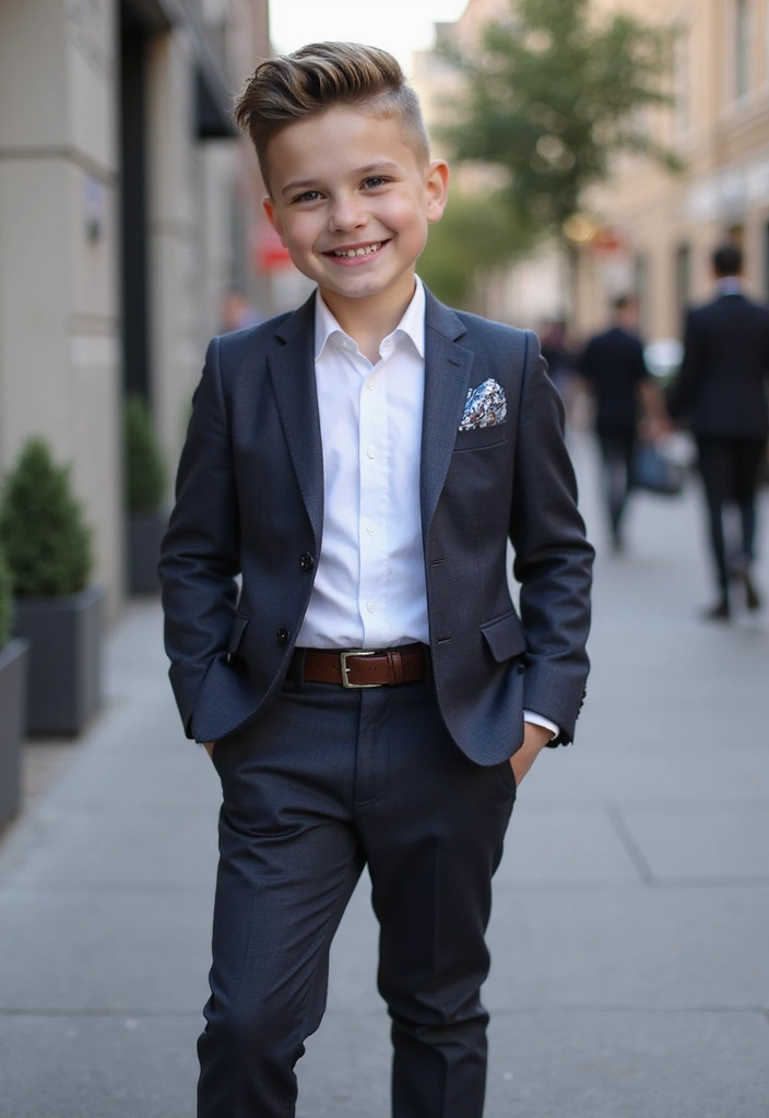 21 Stylish Baby Boy Hairstyles That Are Super Quick to Do! - 14. The Taper Fade