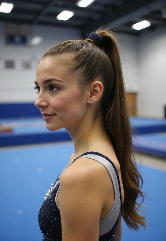 21 Stunning Gymnastics Hairstyles That Will Steal the Show (You Won't Believe #12!) - 12. Colorful Hair Extensions