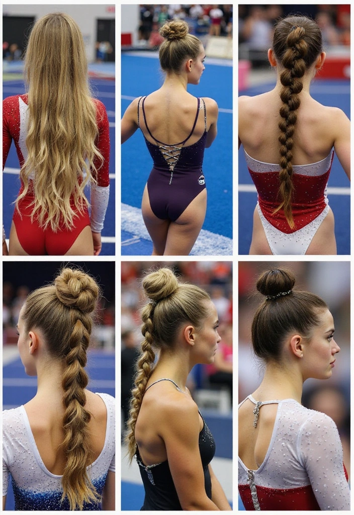 21 Stunning Gymnastics Hairstyles That Will Steal the Show (You Won't Believe #12!) - 17. Artistic Hair Clips