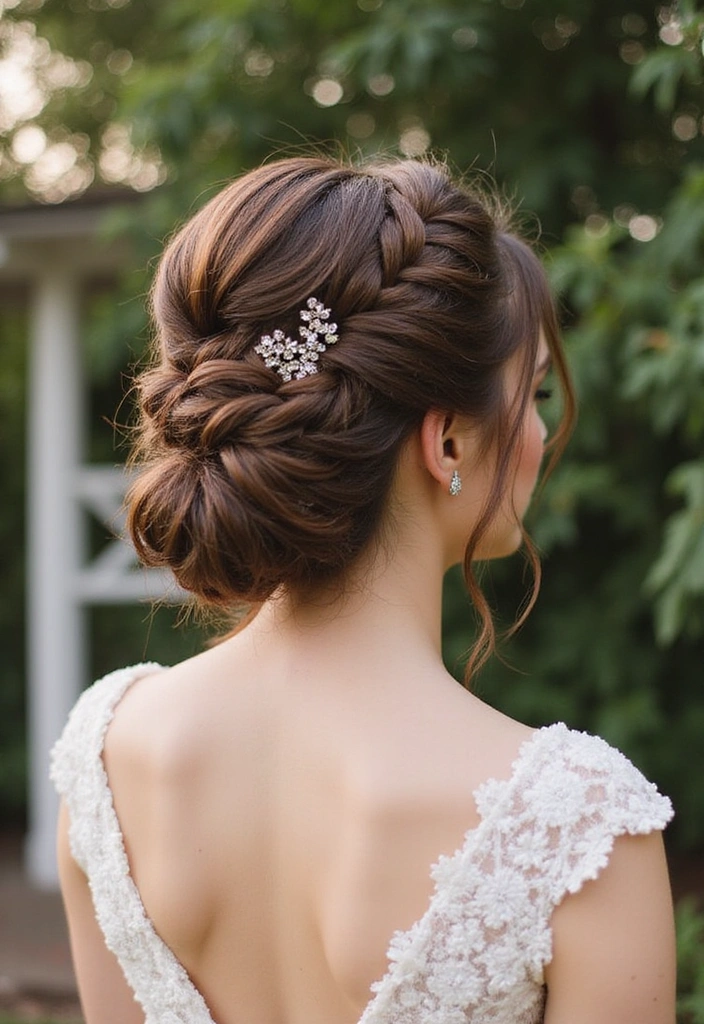 21 Wedding Hairstyles for Long Hair That Will Leave You Breathless! - 2. Elegant Braided Updo