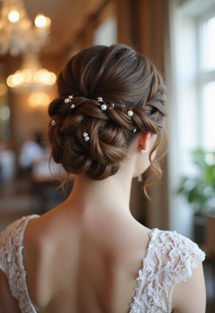 21 Wedding Hairstyles for Long Hair That Will Leave You Breathless! - 12. Intricate Twisted Updo