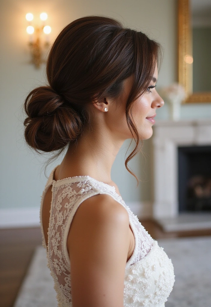 21 Wedding Hairstyles for Long Hair That Will Leave You Breathless! - 14. Textured Low Bun