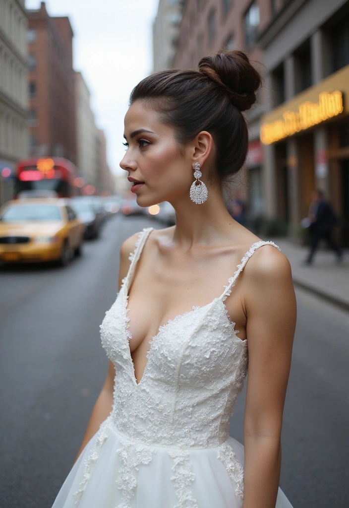 21 Stunning Wedding Hairstyles That Will Leave Everyone Breathless (You Won't Believe #9!) - 9. The Modern Bun