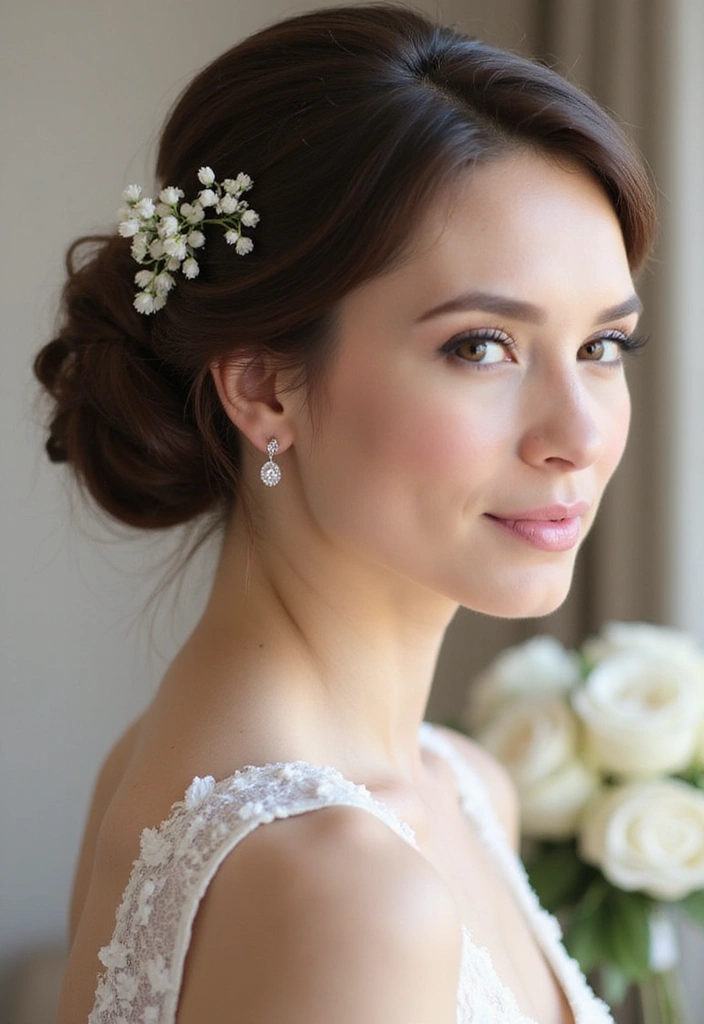 21 Stunning Wedding Hairstyles That Will Leave Everyone Breathless (You Won't Believe #9!) - 1. Classic Chignon