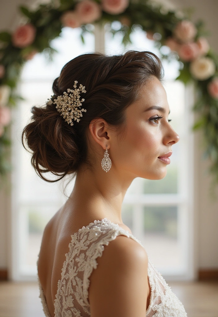 21 Stunning Wedding Hairstyles That Will Leave Everyone Breathless (You Won't Believe #9!) - 6. Twisted Updo