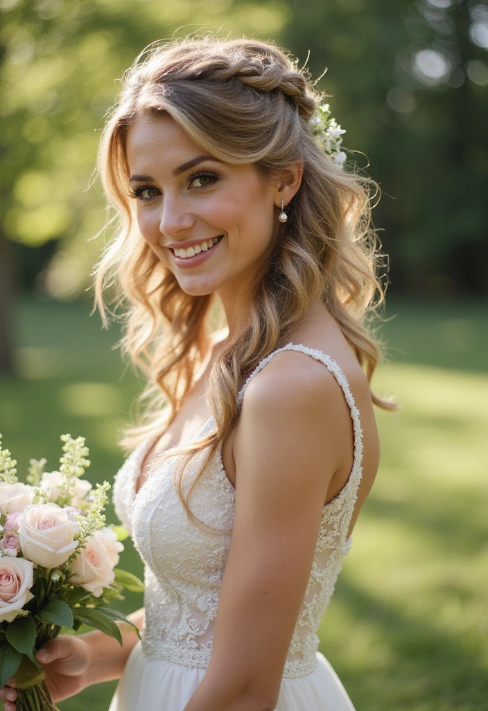 21 Stunning Wedding Hairstyles That Will Leave Everyone Breathless (You Won't Believe #9!) - 15. Romantic Twisted Braid