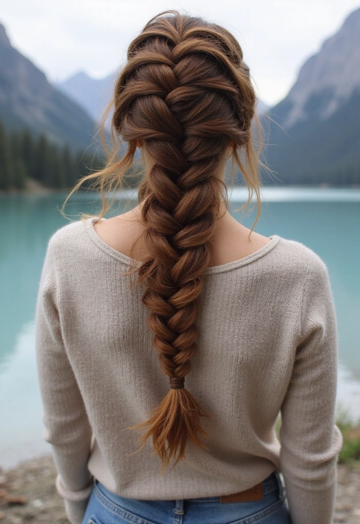 21 Casual Hairstyles for Medium Hair That Will Transform Your Look in Minutes! - 11. Elegant Fishtail Braid
