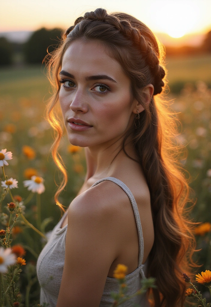 21 Casual Hairstyles for Long Hair That'll Turn Heads (You Won't Believe #11!) - 5. Braided Crown