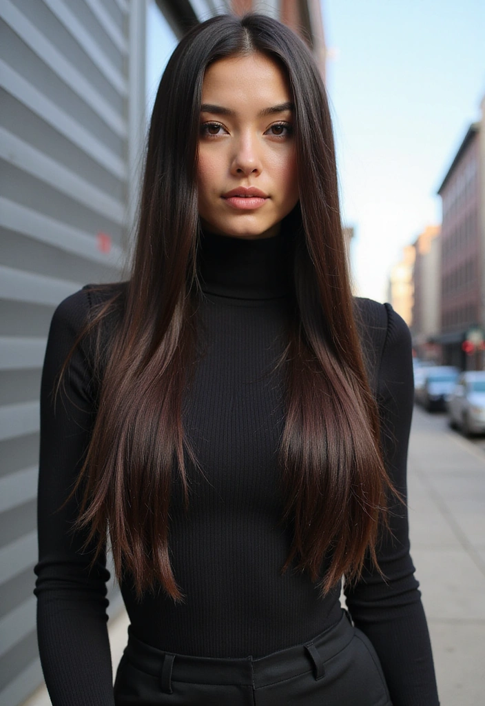 21 Casual Hairstyles for Long Hair That'll Turn Heads (You Won't Believe #11!) - 7. Sleek Straight Hair